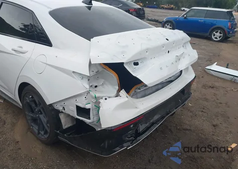 2024 Hyundai Elantra N Line from USA, damaged, VIN KMHLR4DF5RU725894